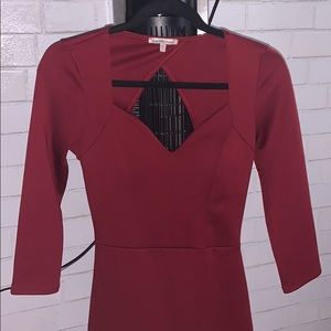 Midi - Burgundy Dress
